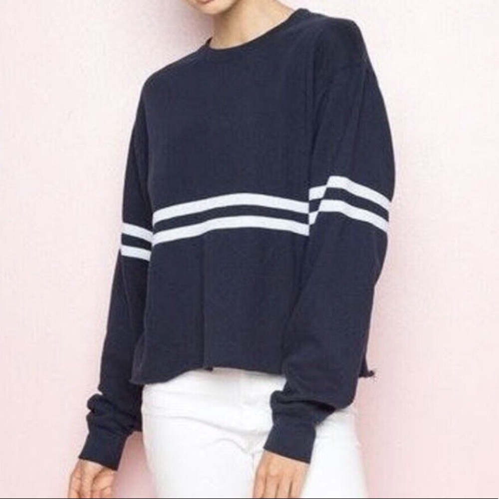 Navy One Size Fits All Brandy Long Sleeve